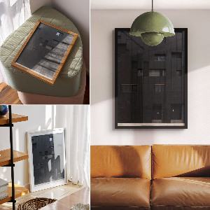Poster auf Leinwand mit Motiv moderner Architektur