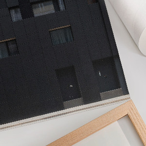 Poster auf Leinwand mit Motiv moderner Architektur