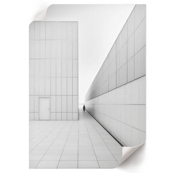 Poster Kunstdruck im minimalistischen Raumdesign