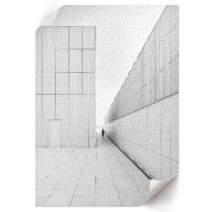 Poster Kunstdruck im minimalistischen Raumdesign