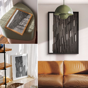 Kunstdruck Poster mit Motiv moderner Architektur