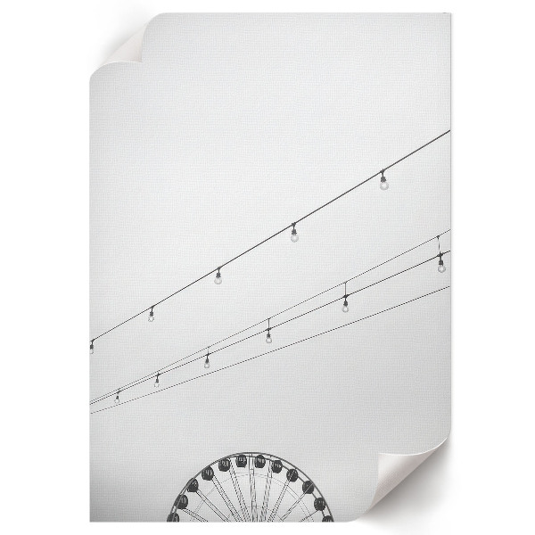 Kunstdruck auf Leinwand mit urbanem Minimalismus