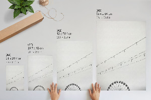 Kunstdruck auf Leinwand mit urbanem Minimalismus