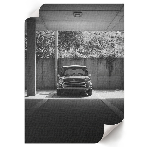 Poster mit Retro-Fahrzeugmotiv auf Leinwand