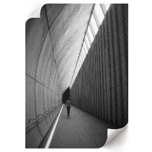 Wandposter „Eine einsame Reise“