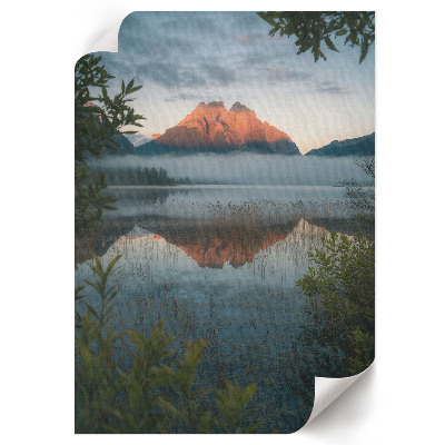 Kunstdruck poster Bergsee