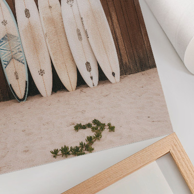 Retro poster Surfbretter