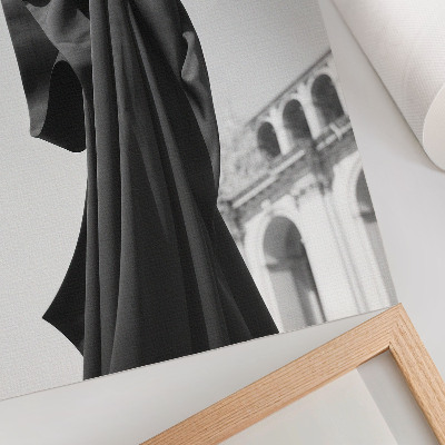 Bilder poster Schwarzer Stoff
