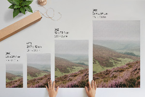 Bilder-Poster mit Berglandschaft