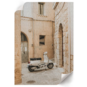 Wandposter mit Motiv einer italienischen Straße