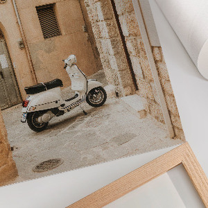Wandposter mit Motiv einer italienischen Straße