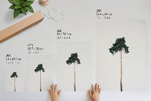 Bilderposter mit Motiv eines einsamen Baumes