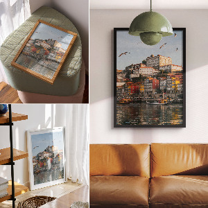 Poster-Kunstdruck „Urbaner Charme”