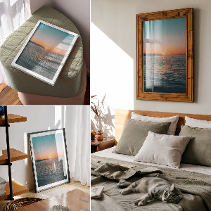 Plagát do izby Západ slnka