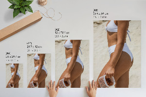 Plagát do izby Žena na pláži