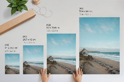Retro poster Ruhe am Meer