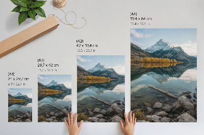 Wand poster Berglandschaft