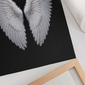 Kunstdruck leinwand Weiße Flügel