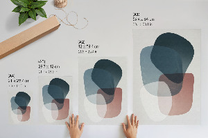 Poster na stenu Pastelová abstrakcia