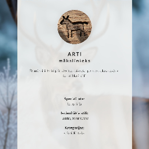 Retro plagát Medveď v lese