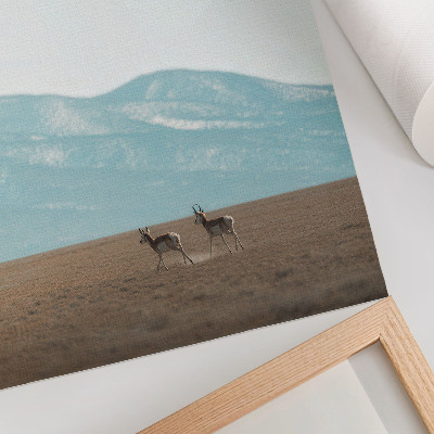 Kunstdruck poster Bergblick