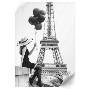 Plagát do izby Parížska elegancia