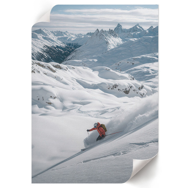Kunstdruck poster Winterabenteuer