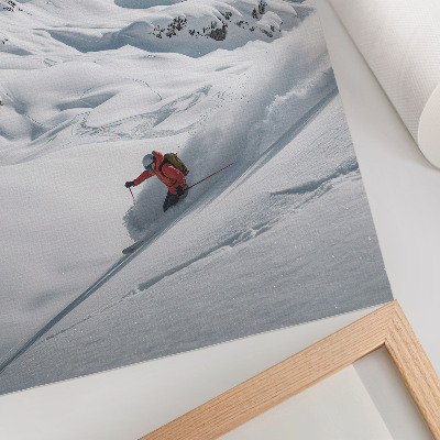 Kunstdruck poster Winterabenteuer
