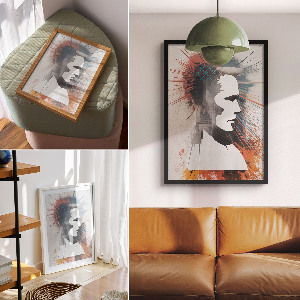 Wand poster Geometrische Fläche