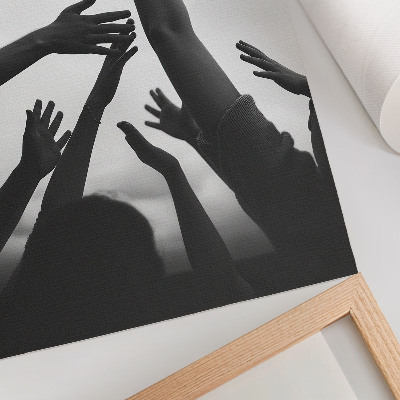 Kunstdruck poster Hände und Vögel