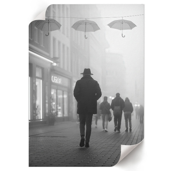 Kunstdruck leinwand Stadtspaziergang