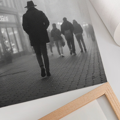 Kunstdruck leinwand Stadtspaziergang