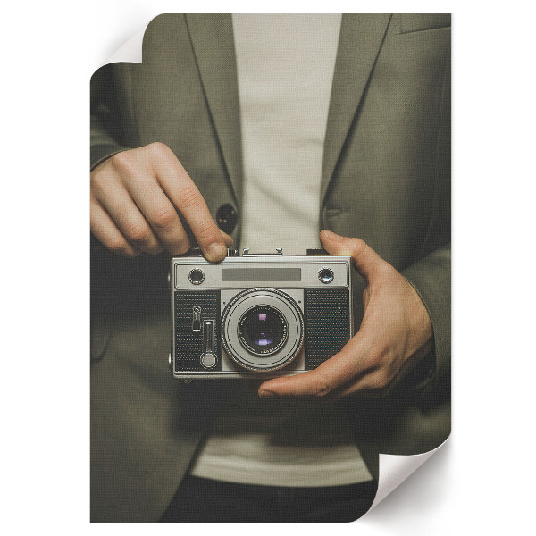 Plagát do obývačky Retro fotoaparát
