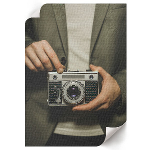 Plagát do obývačky Retro fotoaparát