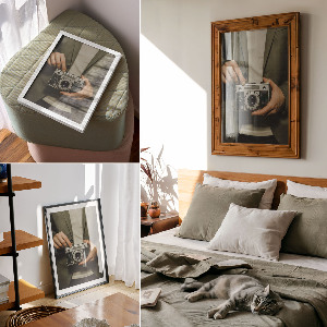 Retro poster Retro-Kamera