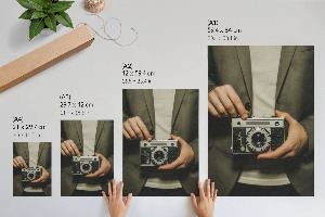 Retro poster Retro-Kamera