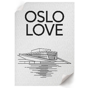Plagát do obývačky Ilustrácia z Osla