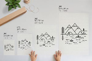 Plagát do izby Horská krajina