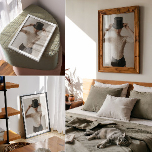 Retro plagát Tajomná elegancia