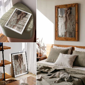 Plagát do obývačky Čipkovaná elegancia