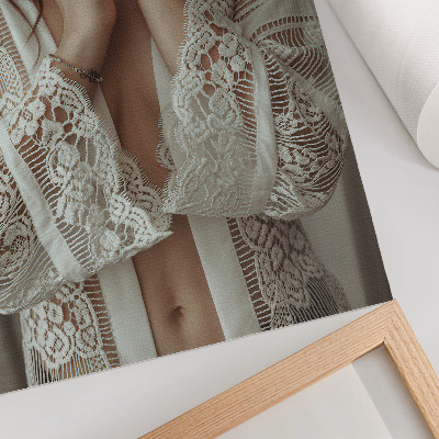 Retro poster Eleganz aus Spitze