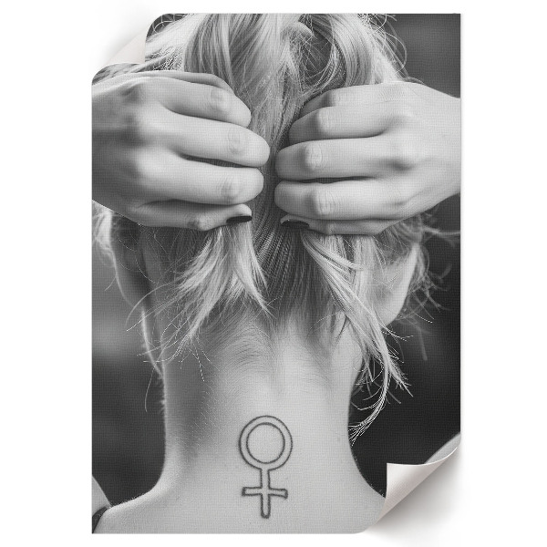 Plagát do izby Výrazná ženskosť