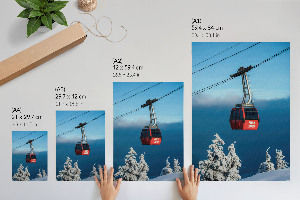 Poster na stenu Horská gondola