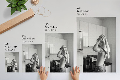 Poster kunstdruck Alltagsküche