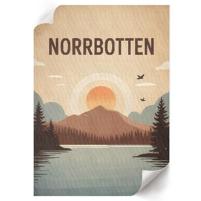 Bilder poster Norrbotten-Illustration