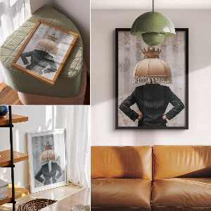 Wand poster Lampenschirm-Surrealismus