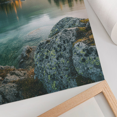 Retro poster Berglandschaft