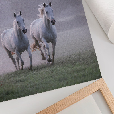 Poster leinwand Galoppierende Pferde