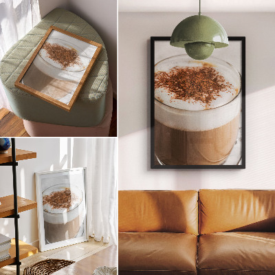 Kunstdruck leinwand Kaffee-Charme