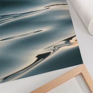 Poster kunstdruck Ruhige Wellen